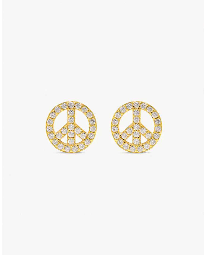 Deltora™ Classic Peace Earrings in 18k Gold Vermeil