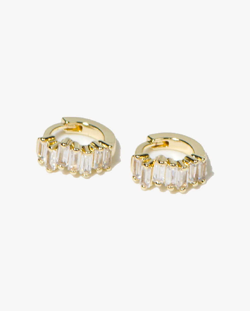 Iconic Everest Mini Gold Huggies - Deltora